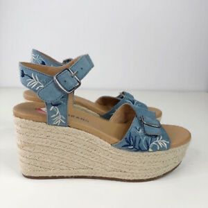 ❤️Lucky Brand Blue Wedges Size 7.5 Womens